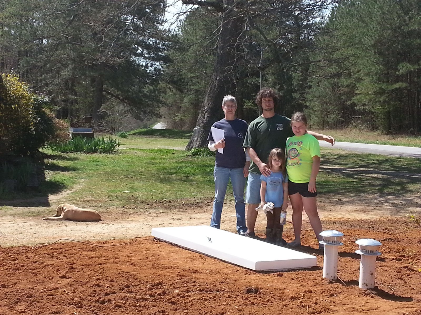Refuge underground tornado storm shelter installation example 9