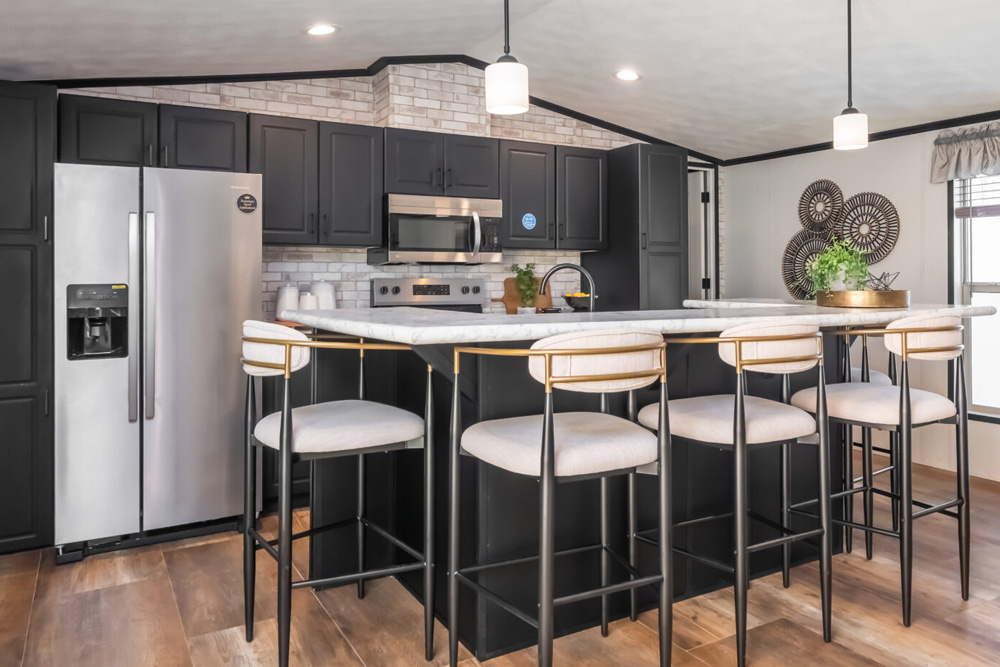 Manufactured homes for sale at Bell Mobile Homes near Lubbock, Texas