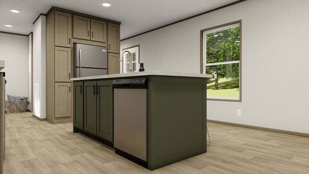 Designer kitchen in the Clayton Epic Mariner by Clayton Homes