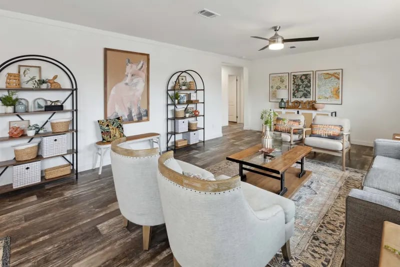 Interior view of the Winter Series 3276H manufactured home by Champion Homes