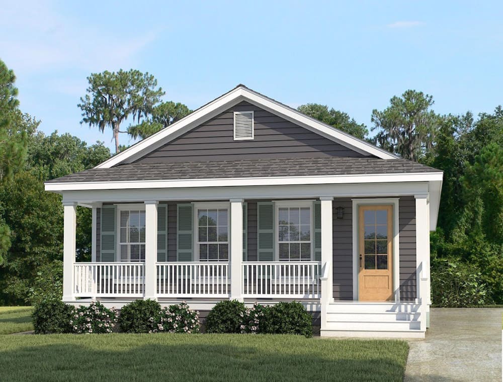 The Tidewater by Franklin Homes with covered front porch