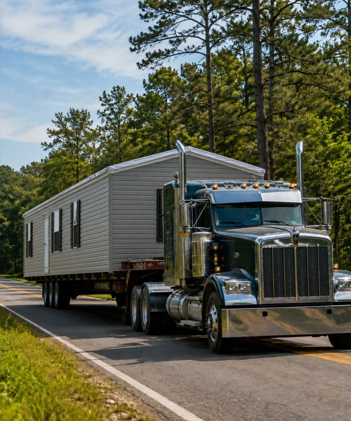 Manufactured Home Delivery in Tyler, Texas