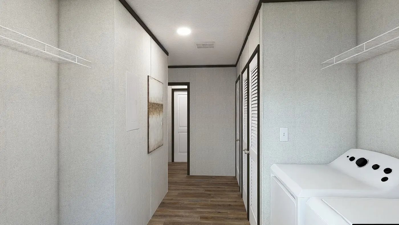 Laundry and utility area in the Clayton MiYO Empower double-wide
