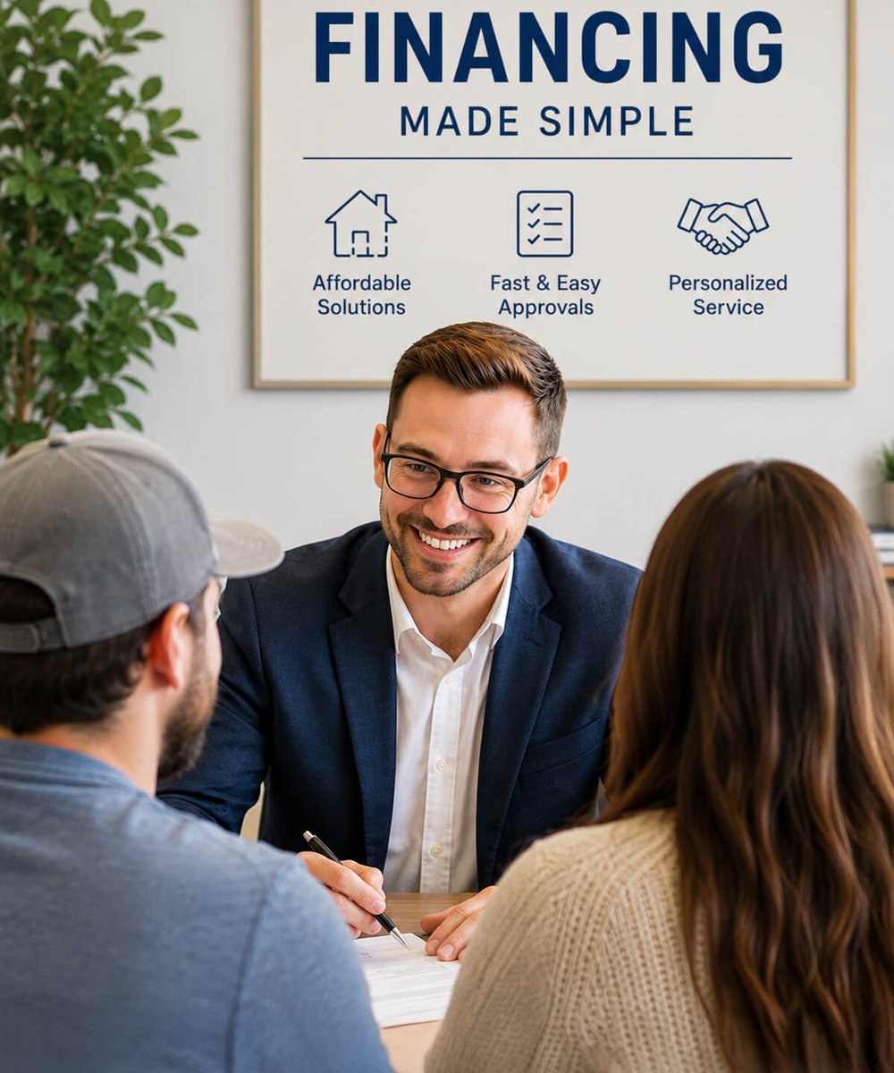 Factory Mobile Homes financing consultation with a home buyer