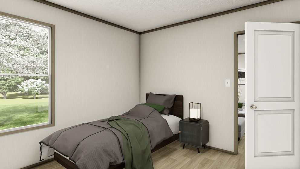 Third guest bedroom inside the Clayton Epic Snowcap double-wide mobile home