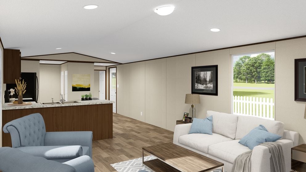 Open living room in The Glory by TRU Homes single-wide