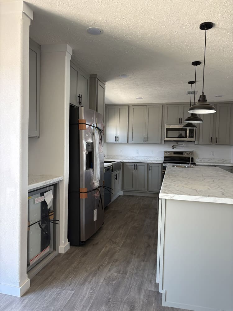Interior hallway and storage area in Big Josh 4 bedroom doublewide home
