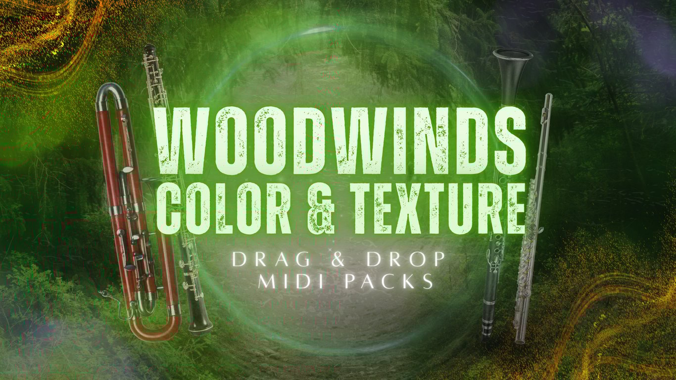 Woodwinds Chord Progressions, Color and Texture - MIDI Pack