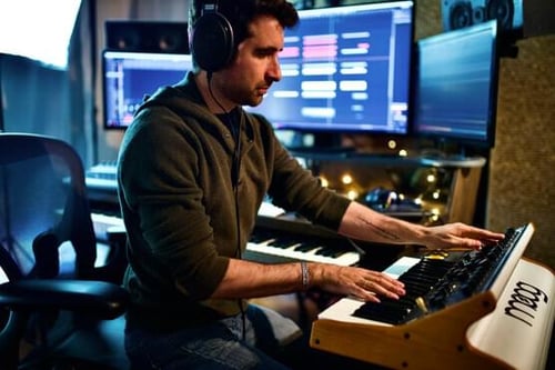 Marc Jovani in his studio