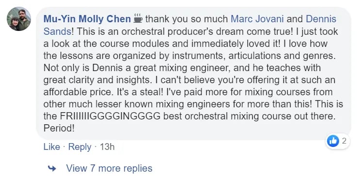 Facebook review by Mu-Yin Molly Chen