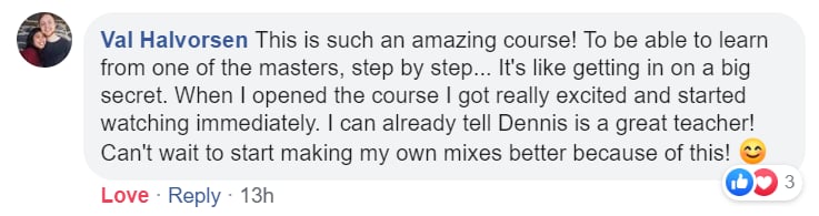 Facebook review by Val Halvorsen