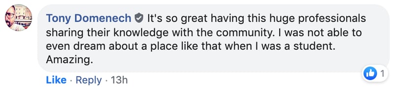 Facebook review by Tony Domenech