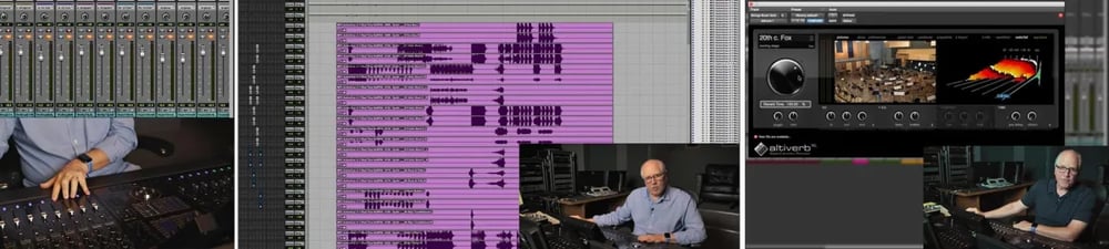 Studio and mixing scenes