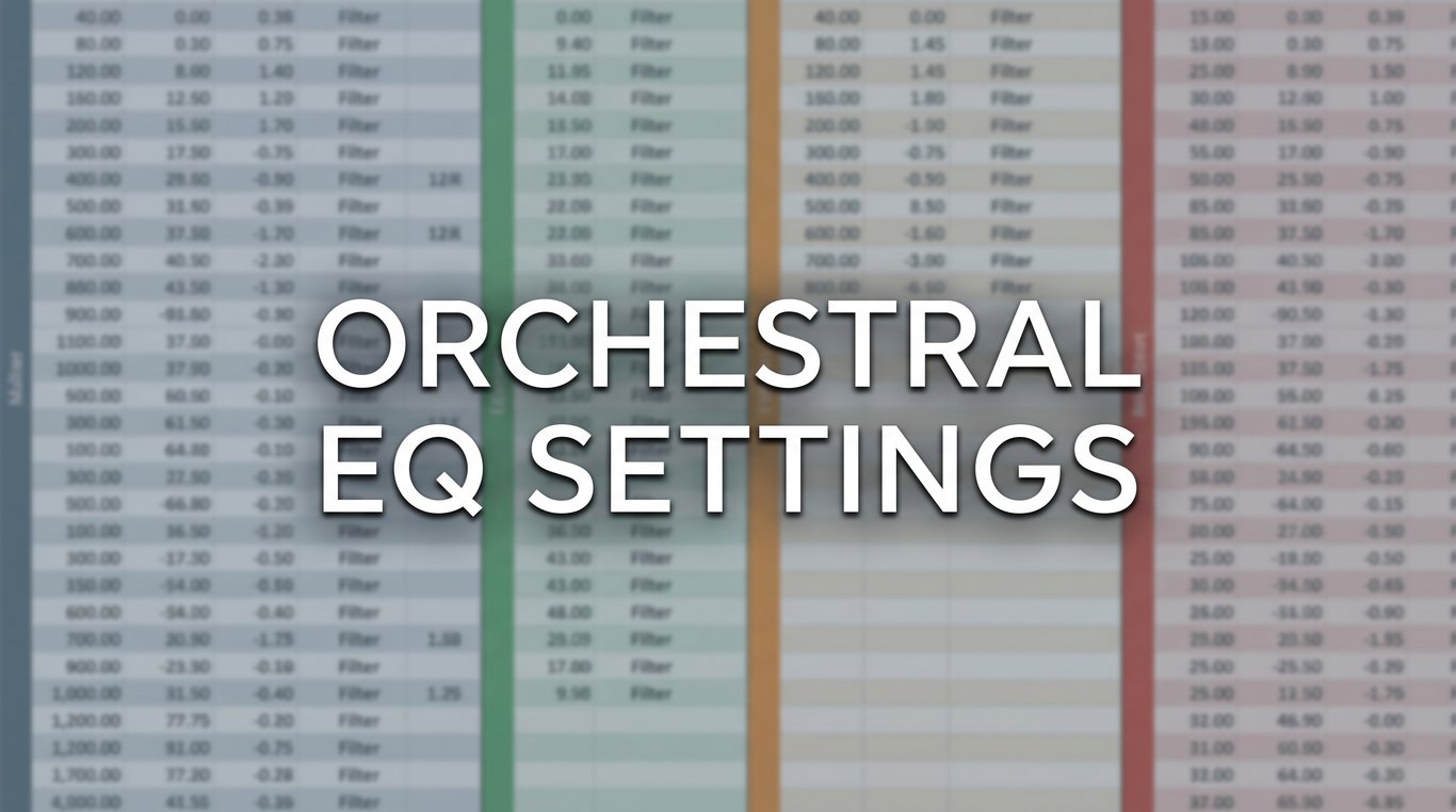 Marc's Orchestral EQ Settings - Spreadsheet