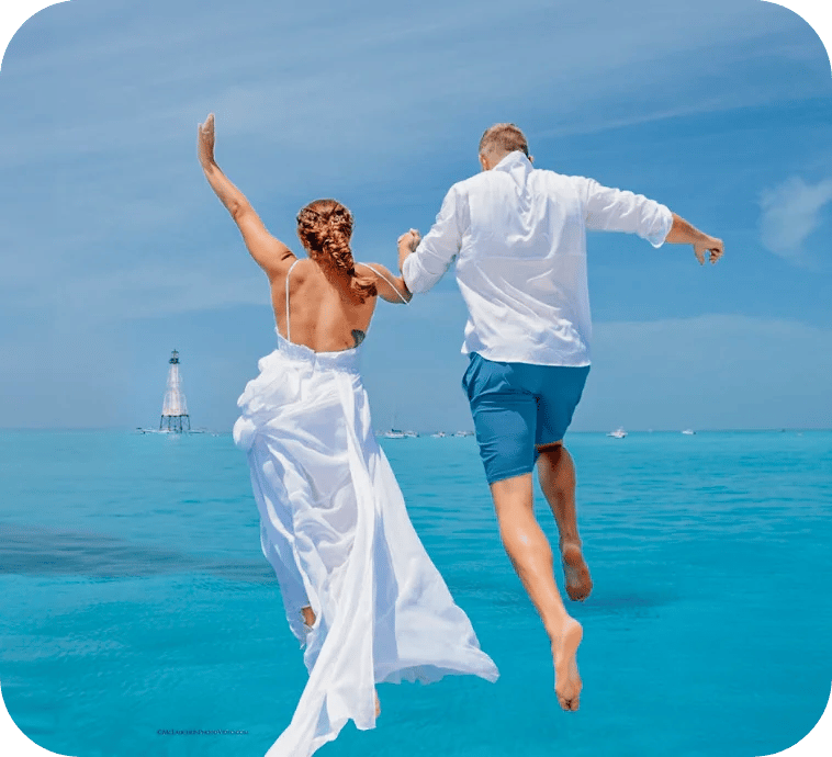 Wedding event at Robbie's of Islamorada