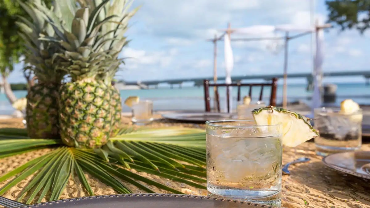 Wedding event at Robbie's of Islamorada
