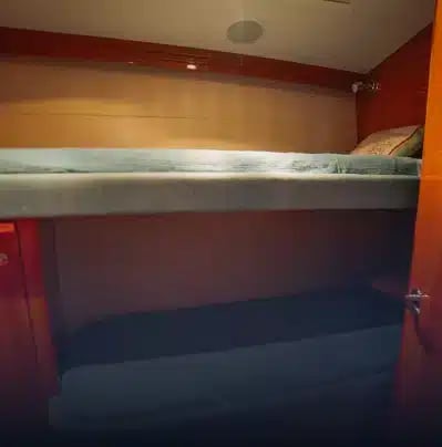 Guest and crew stateroom of the Four Aces