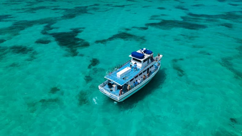 The Captain Michael party boat at Robbie's of Islamorada