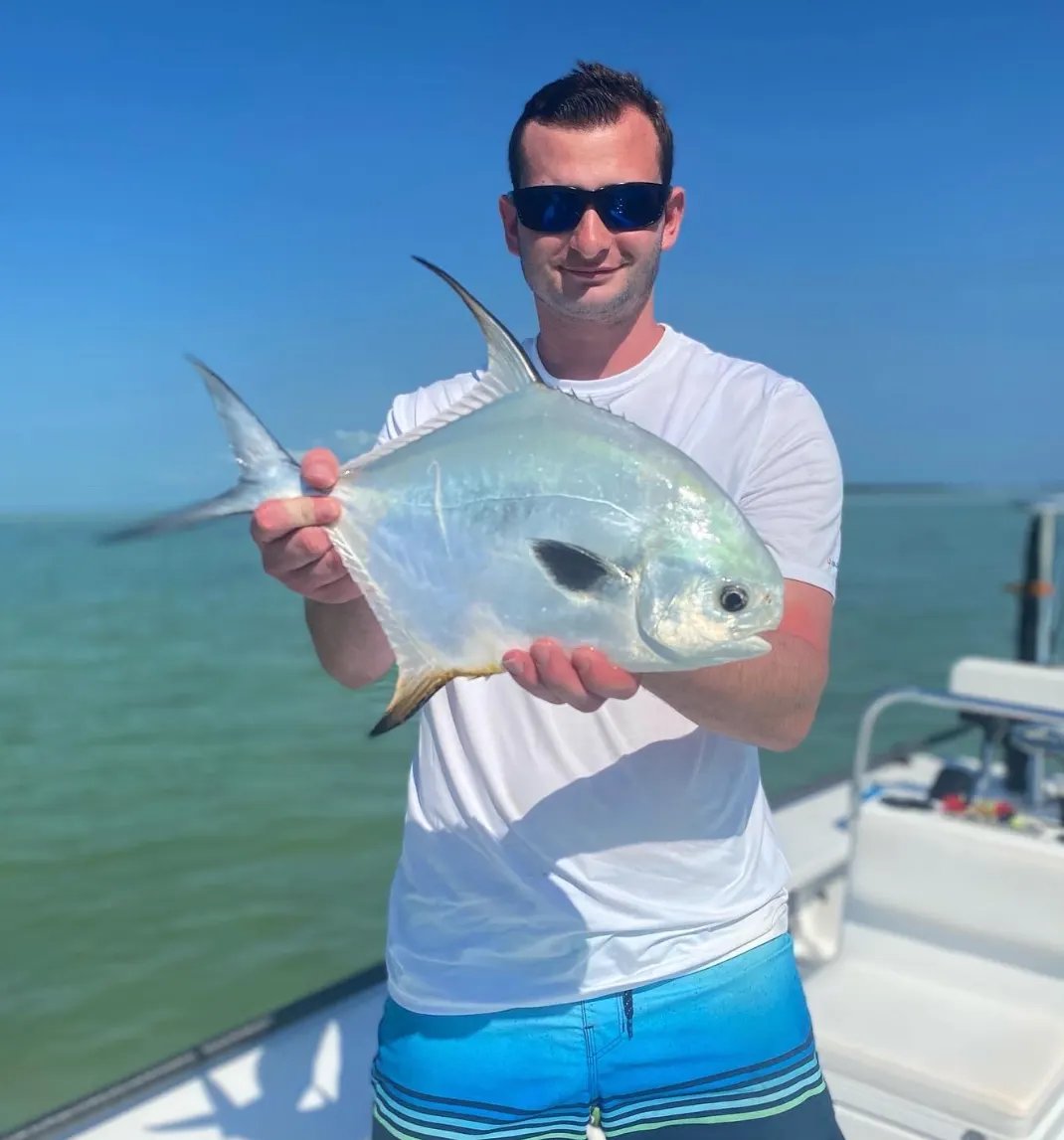 Backcountry fishing charter boat on the Islamorada flats