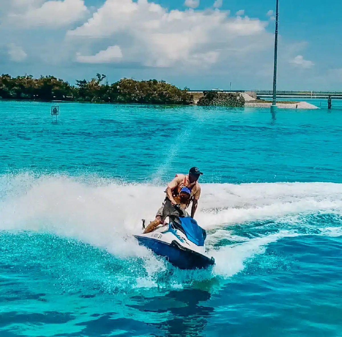 Jet ski adventures around Islamorada