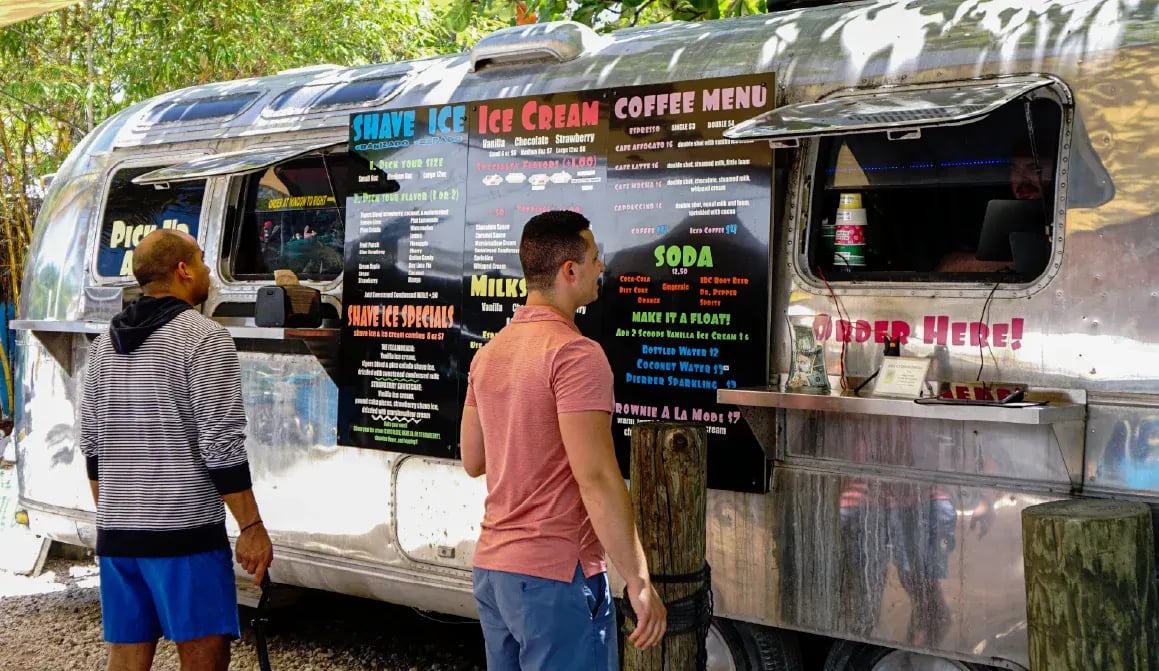 Gourmet shave ice at Charli’s Ice Shack