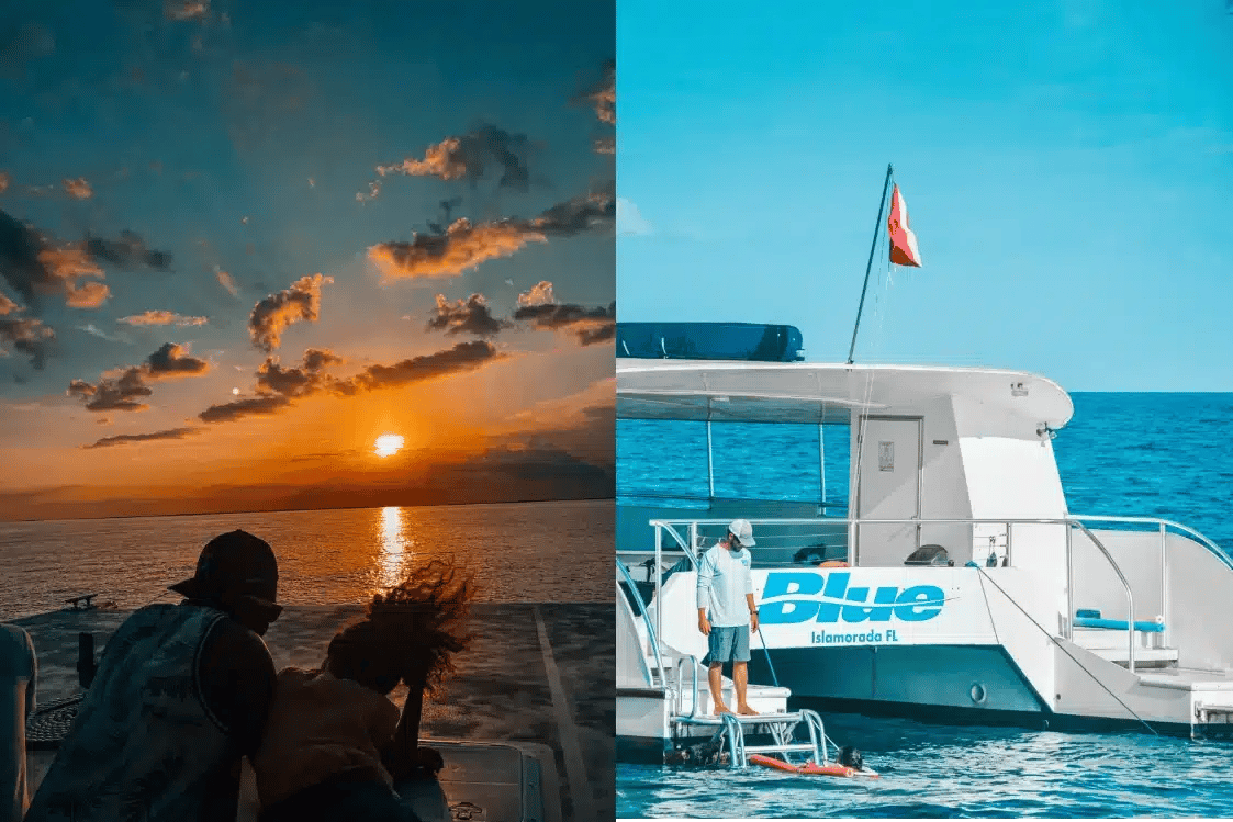 A Sundance Watersports sunset cruise in the Florida Keys
