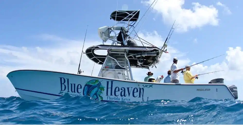 Blue Heaven split charter fishing boat in Islamorada