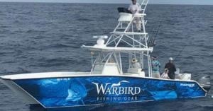 Contagious fishing charter boat