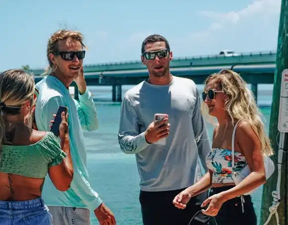 Friends at Robbie’s of Islamorada