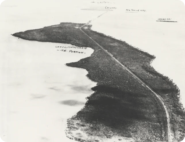 1920: Aerial Lower Matecumbe