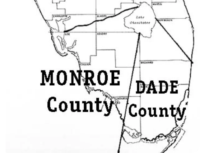 Indian Key, declared county seat of the new Dade County in 1836