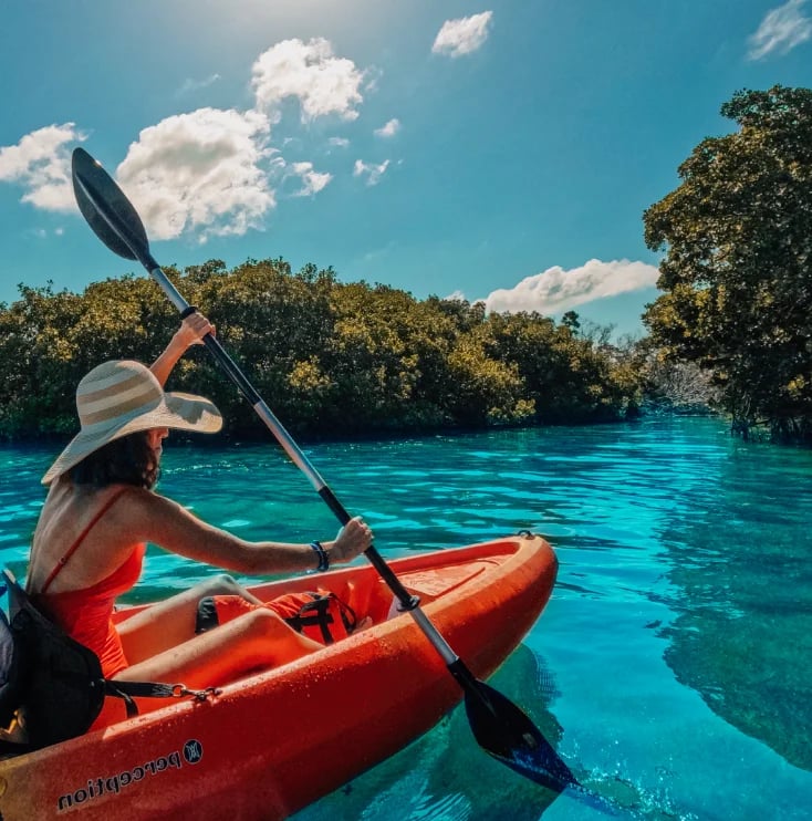 Kayak and paddle board rentals at Robbie's