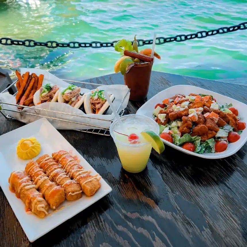 Meal at Hungry Tarpon Restaurant