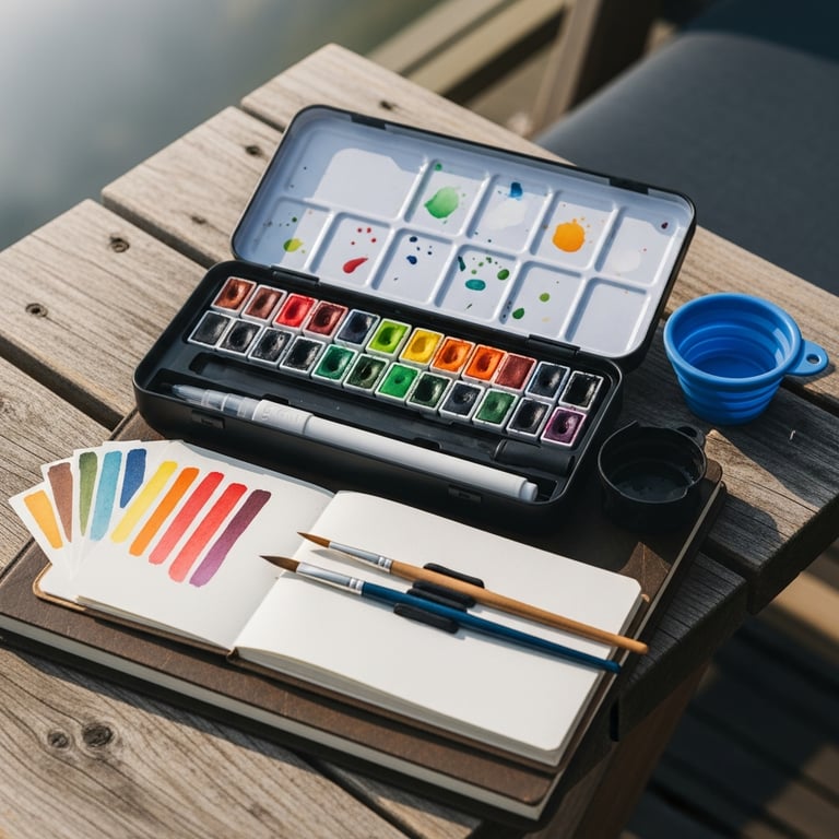 Best Portable Watercolor Paint Sets for Travel Artists