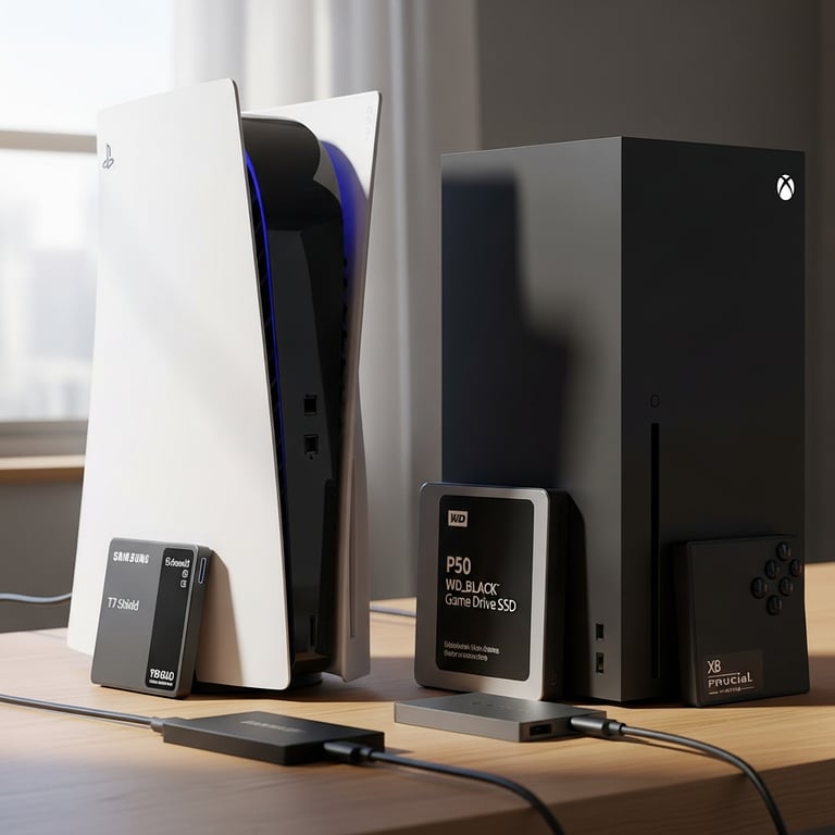 Best External SSDs for Expanding PS5 and Xbox Series X Game Libraries