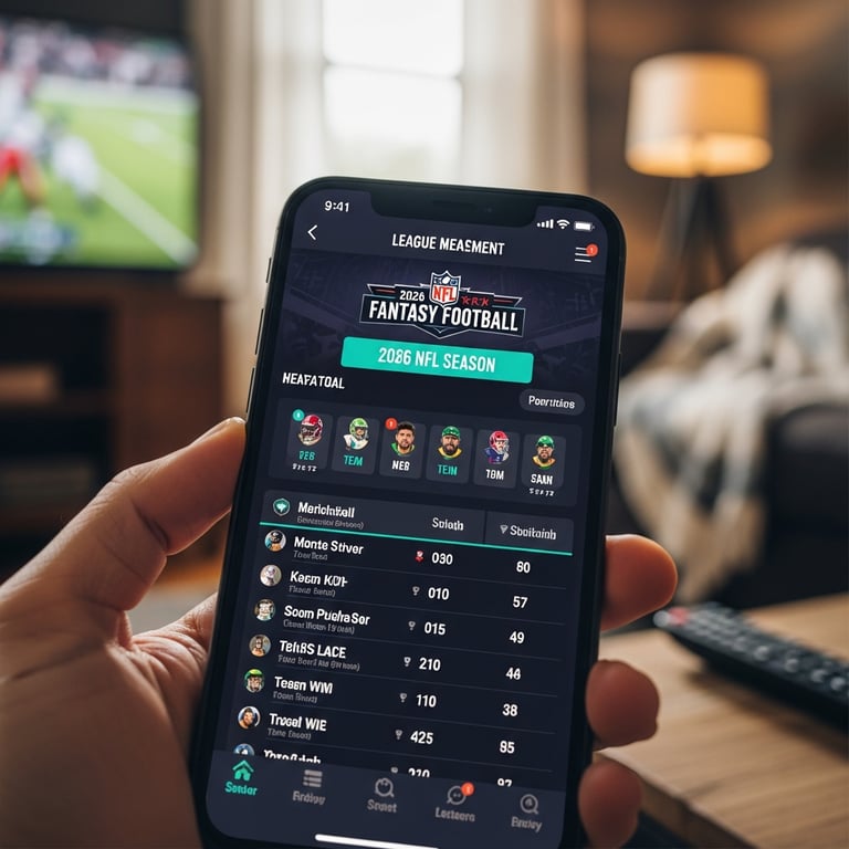 Top Fantasy Football Apps for Managing Your 2026 NFL Season League