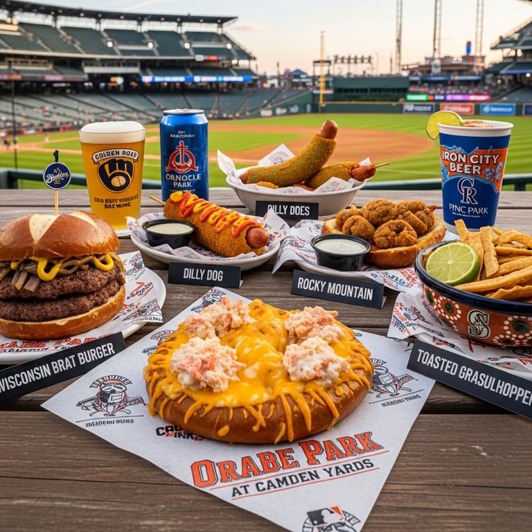 Top MLB Stadiums for Unique Local Food and Drink Offerings