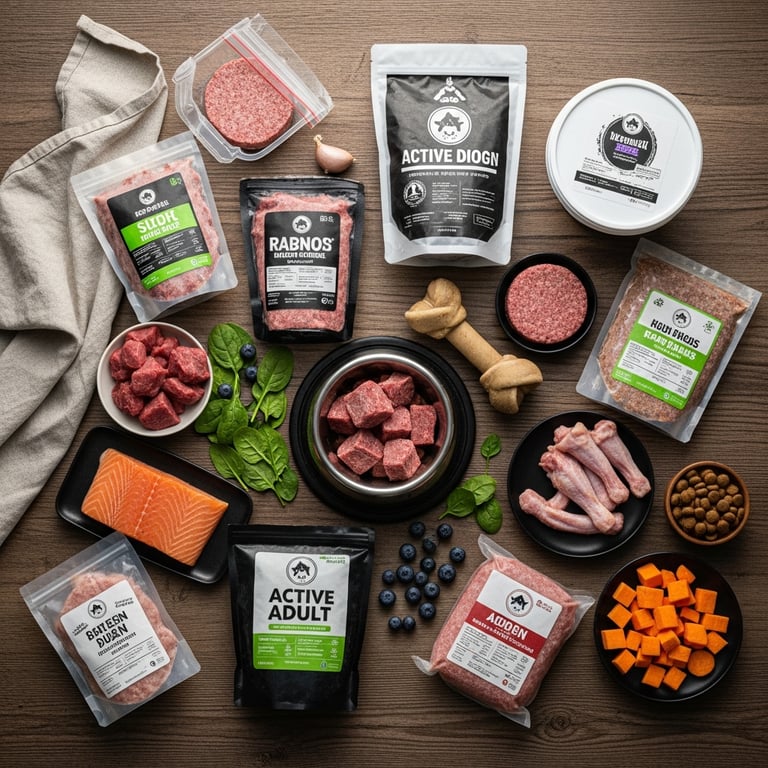 Best Raw Frozen Dog Food Brands for Active Adult Dogs