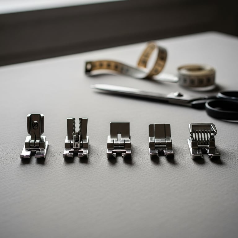 Essential Presser Feet for Diverse Sewing Techniques