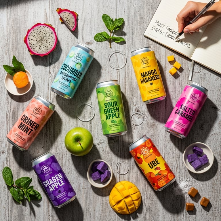 Most Unique Energy Drink Flavors You Need to Try Right Now