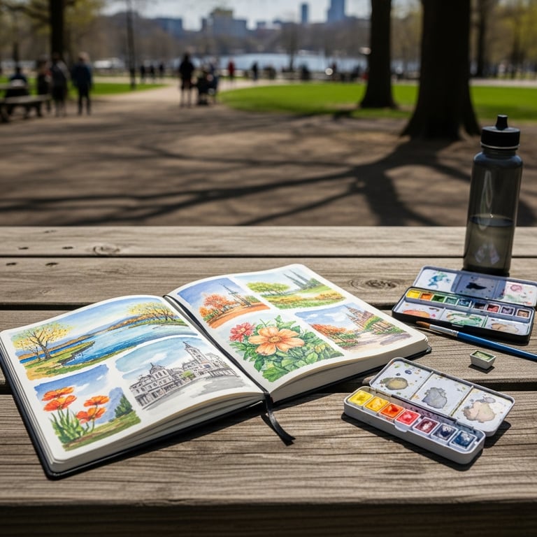Best Watercolor Sketchbooks for On-the-Go Artists