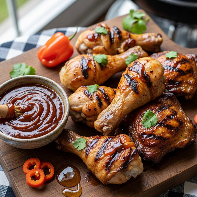 Sweetest & Spiciest Honey Habanero BBQ Sauces for Grilled Chicken