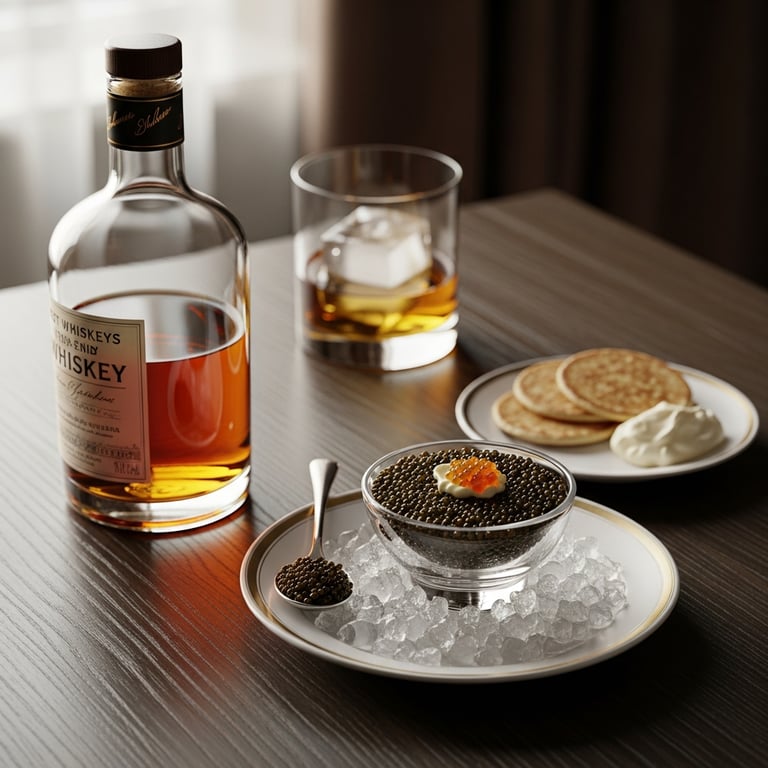 Best Whiskeys to Pair with High-End Caviar