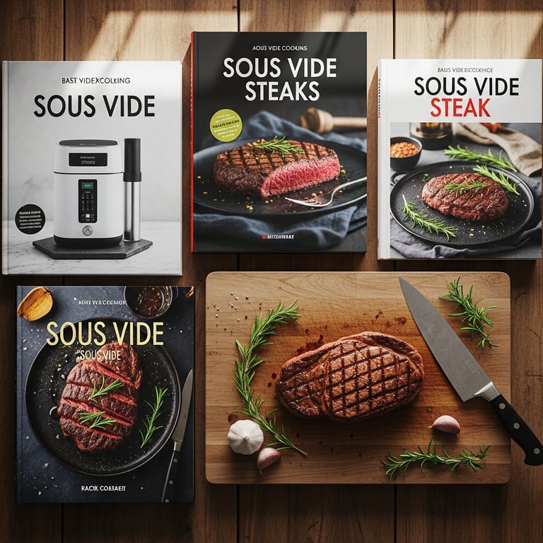 Top Sous Vide Cookbooks for Mastering Restaurant-Quality Steaks at Home
