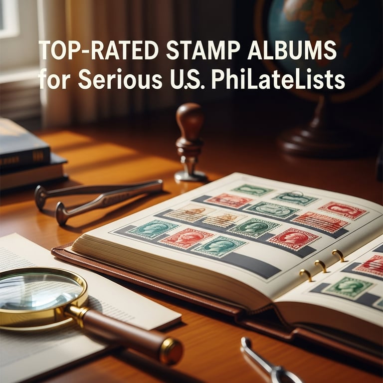 Top-Rated Stamp Albums for Serious US Philatelists