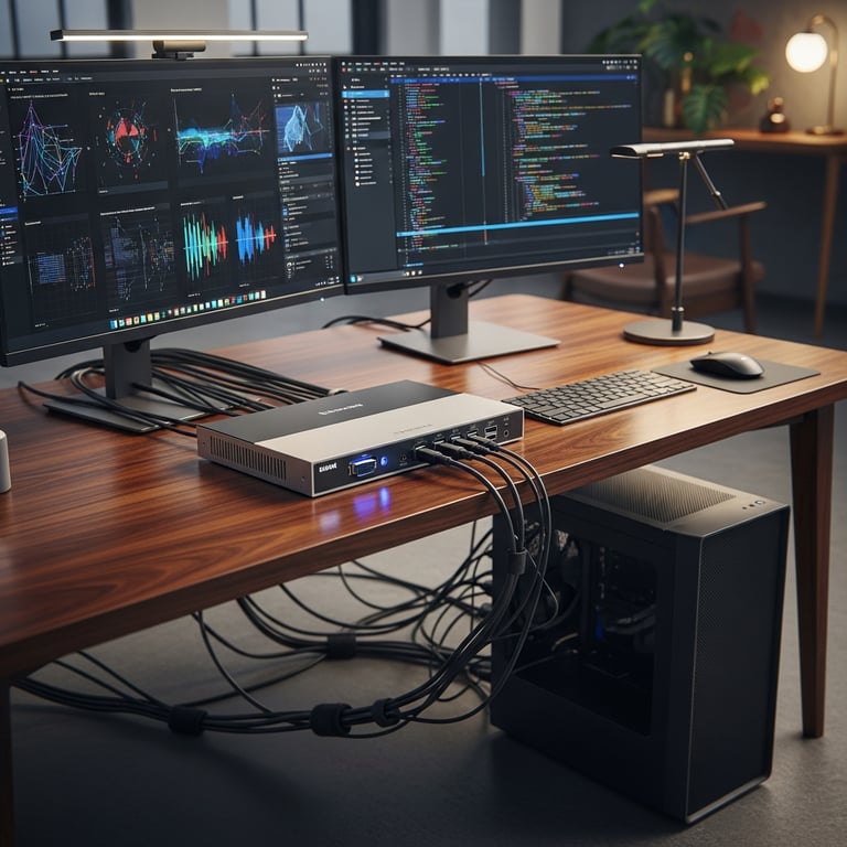 Top KVM Switches for 4K Dual Monitor Workstations