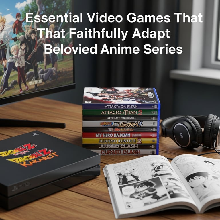 Essential Video Games That Faithfully Adapt Beloved Anime Series