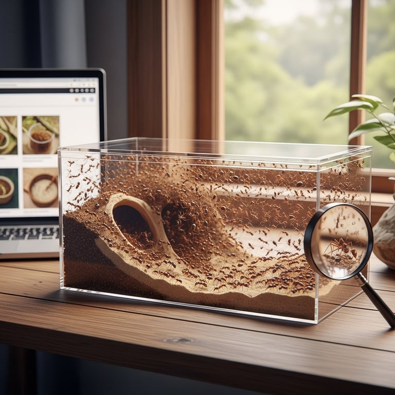 Top Online Retailers for Purchasing Live Ant Colonies and Formicaria
