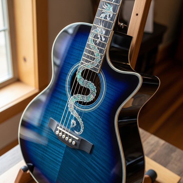 Acoustic Guitars with the Most Unique Finishes & Inlays