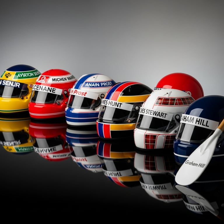 Most Iconic F1 Helmet Designs of All Time